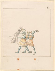 Freydal, The Book of Jousts and Tournament of Emperor Maximilian I: Combats on Foot (Jousts) (Volum III): Plate 165 av German 16th Century
