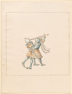 Freydal, The Book of Jousts and Tournament of Emperor Maximilian I: Combats on Foot (Jousts) (Volum III): Plate 160 av German 16th Century