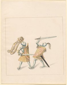 Freydal, The Book of Jousts and Tournament of Emperor Maximilian I: Combats on Foot (Jousts) (Volum III): Plate 161 av German 16th Century