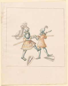 Freydal, The Book of Jousts and Tournament of Emperor Maximilian I: Combats on Foot (Jousts) (Volum III): Plate 151 av German 16th Century