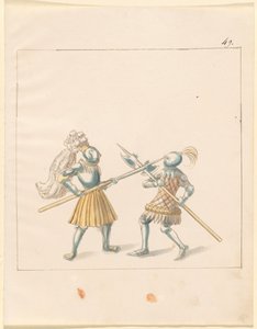 Freydal, The Book of Jousts and Tournament of Emperor Maximilian I: Combats on Foot (Jousts) (Volum III): Plate 146 av German 16th Century