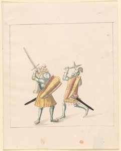 Freydal, The Book of Jousts and Tournament of Emperor Maximilian I: Combats on Foot (Jousts) (Volum III): Plate 155 av German 16th Century