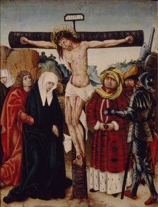 Korsfestelsen, tidlig på 1500-tallet. av German Master