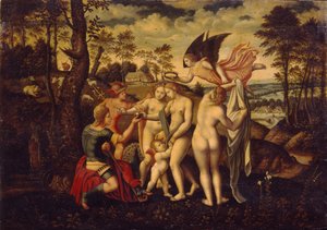 The Judgment of Paris, midten av 1500-tallet.