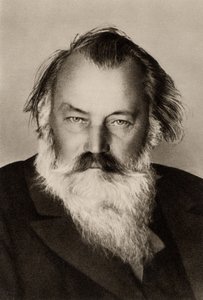Johannes Brahms (1833–1897) (s/h-foto)