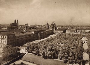 München: Utsikt over München (s/h-bilde)