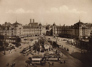 München: Karlplatz-Rondell med Karlstor (s/h-bilde)