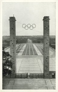Reichssportfeld, Berlin (s/h-bilde) av German Photographer