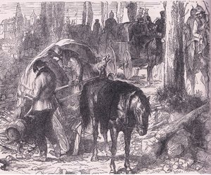 Et sammenbrudd, Cassells historie om krigen mellom Frankrike og Tyskland utgitt av Cassell and Company Limited, ca. 1890 (litho) av German School