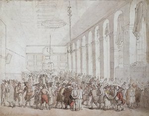 En runddans på hovedtorget, fra Old Nurembergs Customs and Practices in Games and Songs, gjenutgitt 1831 av German School