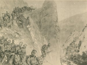 Fremskritt av det bosnisk-hercegovinske infanteriet av German School