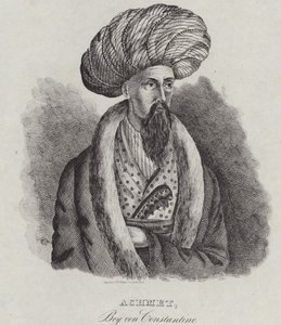 Ahmad Bey av Konstantin, 1839 av German School