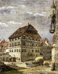 Albrecht Durers hus i Nürnberg, Tyskland av German School