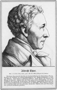Albrecht Thaer (gravering) av German School