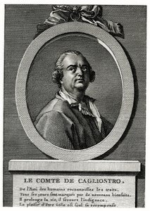 Alexander Graf Cagliostro av German School