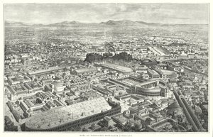 Det gamle Roma på keiser Marcus Aurelius tid av German School