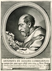 Antonio Allegri fra Correggio av German School