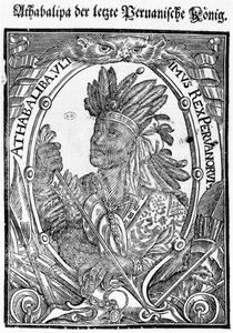 Atahualpa (ca. 1502-33) av German School