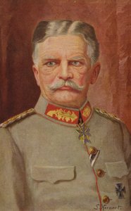 August von Mackensen , tysk soldat og feltmarskalk under første verdenskrig av German School