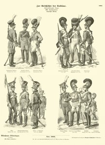 Bayerske militæruniformer, tidlig på 1800-tallet