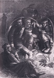 Før Metz, Cassells historie om krigen mellom Frankrike og Tyskland utgitt av Cassell and Company Limited, ca. 1890 (litho) av German School