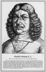 Benedict Carpzov d i (gravering) av German School