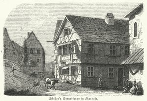 Fødested til den tyske poeten og dramatikeren Friedrich Schiller, Marbach am Neckar av German School