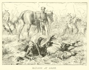 Blucher på Ligny av German School