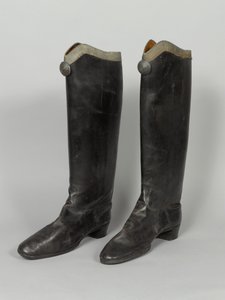 Støvler, 3. von Zieten Hussars, båret av HRH The Duke of Connaught, før 1914 (støvel) av German School