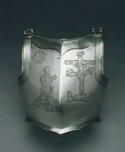 Brystskjold, Nürnberg, ca. 1550 av German School