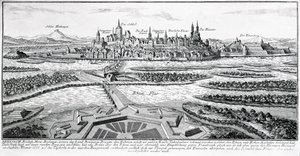 Breisach (etsing) av German School