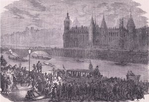 Innbringer de sårede, Cassells History of the War between France and Germany utgitt av Cassell and Company Limited, ca. 1890 (litho) av German School
