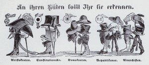 Ved hattene deres skal du kjenne dem (litho) av German School