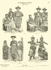Ceylonesiske kostymer, 1880