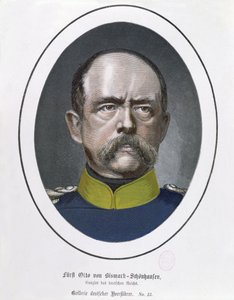 Kansler Otto Von Bismarck (1815-98) ca. 1871 av German School