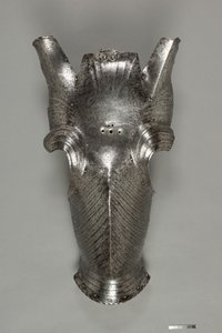 Chanfron i Maximilian-stil, ca. 1510 (stål) av German School