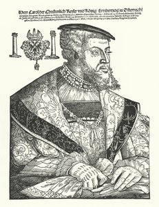 Charles V, den hellige romerske keiseren av German School
