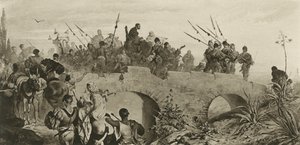 Charles V skal til Yuste (fotogravyr) av German School