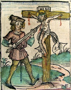 Christ Recrucified, publisert i Nuremberg Chronicle, 1493 av German School
