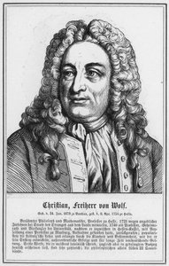 Christian, Freiherr von Wolf (gravering) av German School