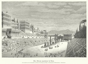 Circus Maximus, Roma (gravering) av German School