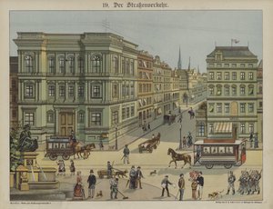 Bytransport (farge litho) av German School
