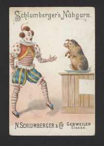 Klovner (chromolitho) av German School