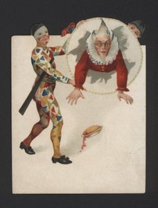 Klovner (chromolitho) av German School