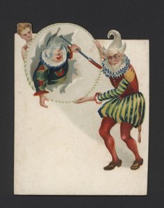Klovner (chromolitho) av German School