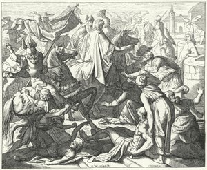 Kroningsprosesjon av den hellige romerske keiser Conrad II av German School