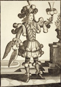 Kostyme for en fjærhandler, pub. av Gerard Valck (16512-1726) ca. 1690 av German School