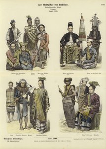 Kostymer i Indonesia, 1880 av German School