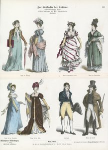 Kostymer fra 1800-tallet av German School