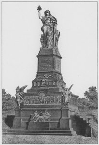 Nasjonalmonumentet på Niederwald (gravering) av German School